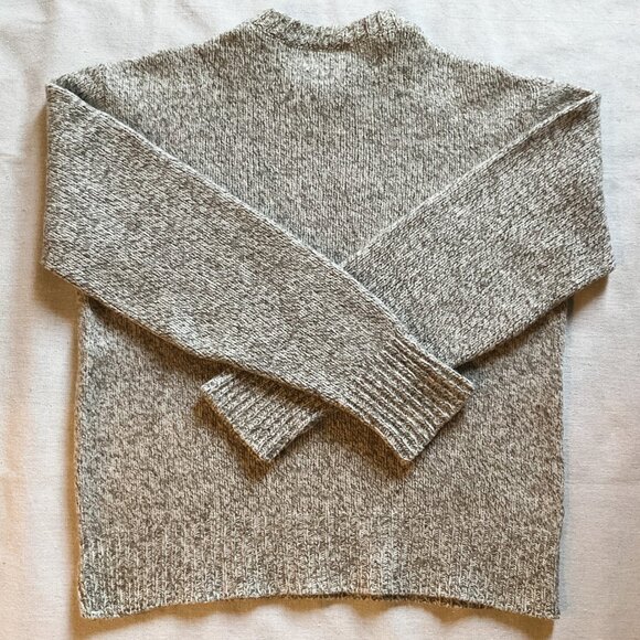 Vintage LL Bean Men’s Classic Ragg Wool Crewneck Sweater, Oatmeal, Sz XL - Picture 5 of 5